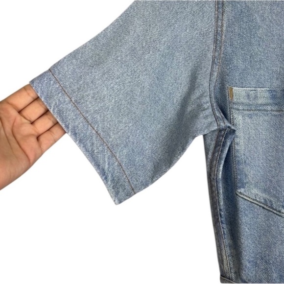 Rag and bone XS Miramar Tulip Dress Light
Wash Tencel Denim Look - Picture 7 of 14